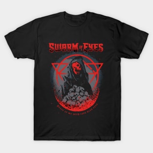 Swarm of Eyes - Skull Runes T-Shirt